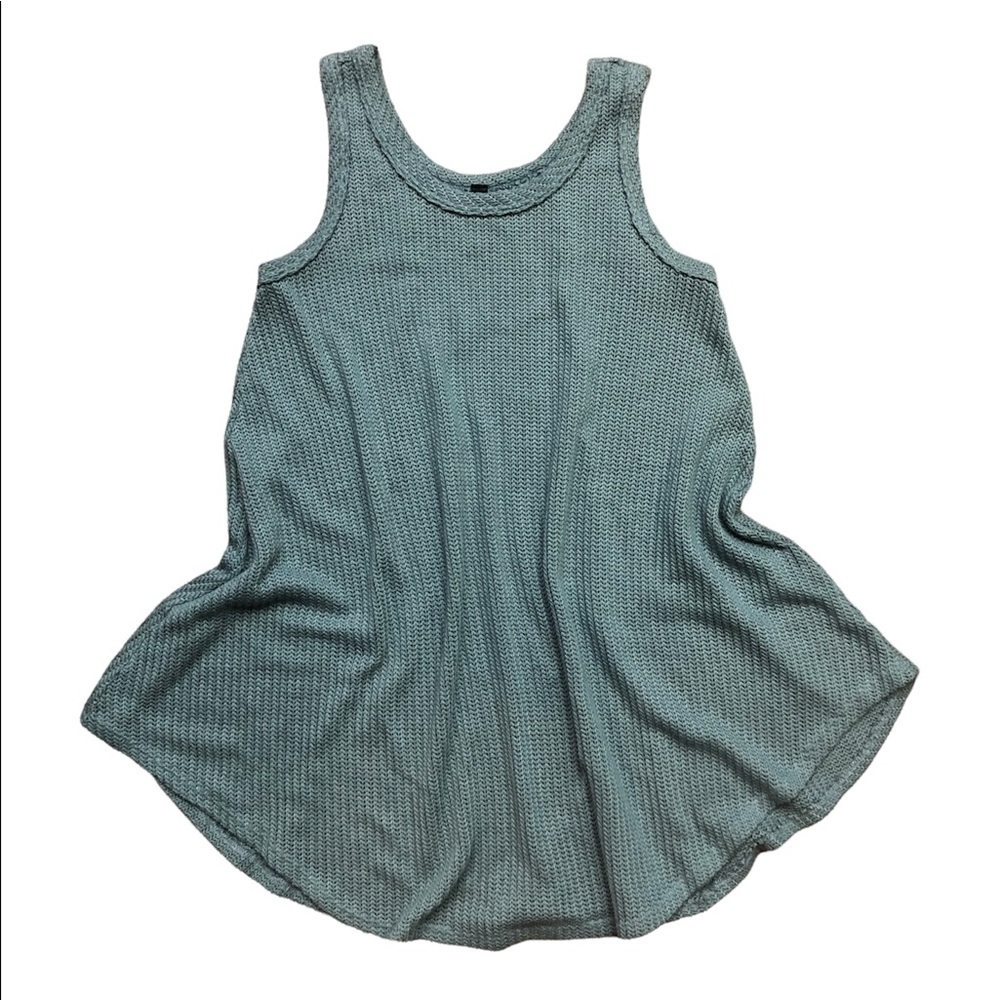 Weaved Tank Tunic Sweater